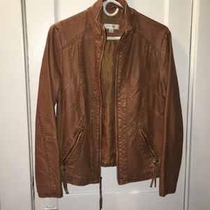 Dressbarn faux leather jacket